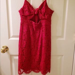 Forever 21 Red Lace Dress